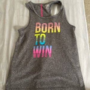 Girls (kids) size M 7-8. In great shape. Dry fit